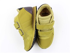 Woden Kids sneaker Nor suede ecru olive